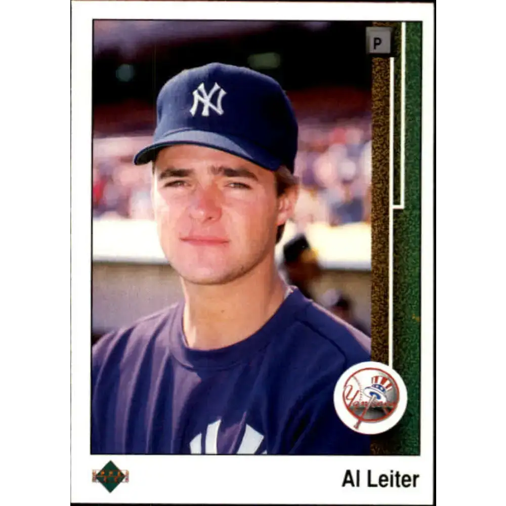 1989 Upper Deck #588 Al Leiter NM-MT New York Yankees Baseball Card - Baseball Card Single
