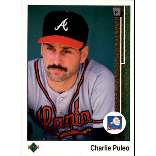 1989 Upper Deck #589 Charlie Puleo NM-MT Atlanta Braves Baseball Card - Baseball Card Single