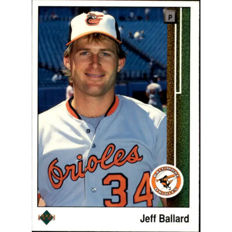 1989 Upper Deck #595 Jeff Ballard NM-MT Baltimore Orioles Baseball Card - Baseball Card Single