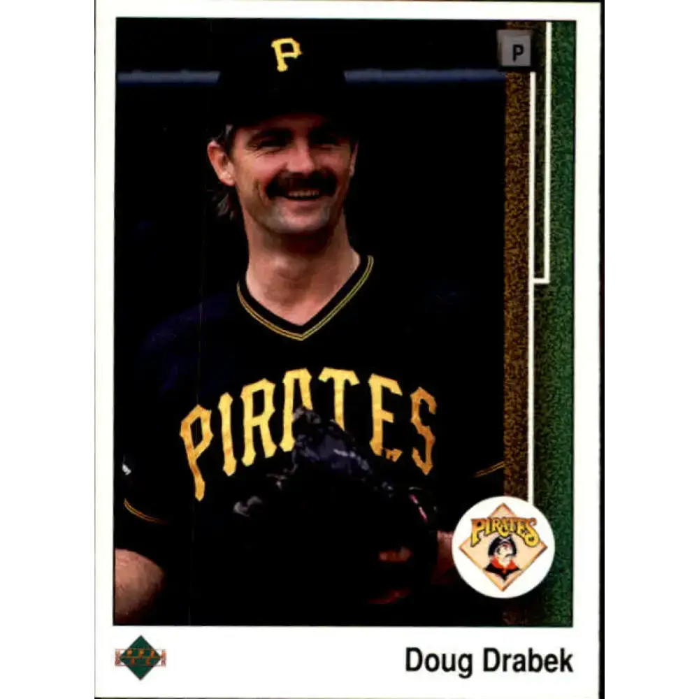 1989 Upper Deck #597 Doug Drabek NM-MT Pittsburgh Pirates Baseball Card - Baseball Card Single
