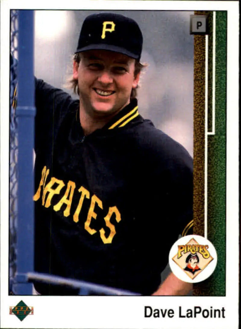 1989 Upper Deck #600 Dave LaPoint NM-MT Pittsburgh Pirates Baseball Card - Baseball Card Single