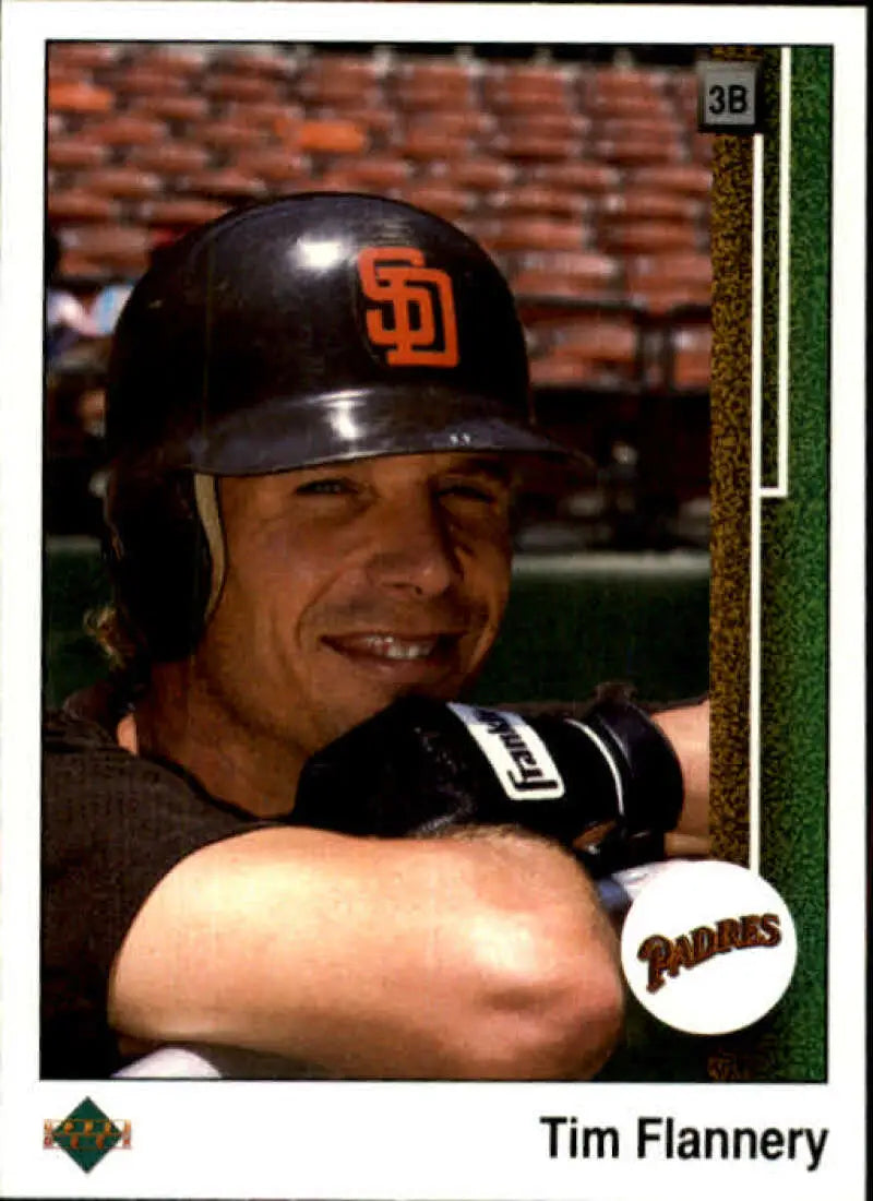 1989 Upper Deck #603 Tim Flannery NM-MT San Diego Padres Baseball Card - Baseball Card Single