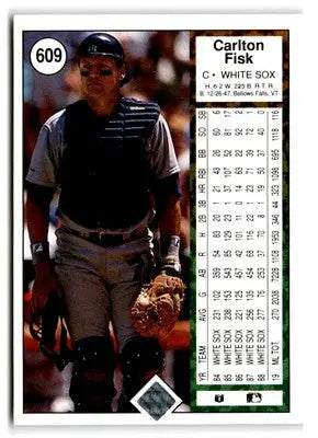 1989 Upper Deck Carlton Fisk Chicago White Sox baseball card product image