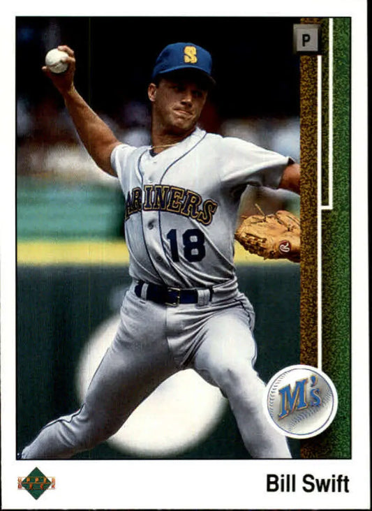 1989 Upper Deck #623 Bill Swift NM-MT Seattle Mariners Baseball Card - Baseball Card Single