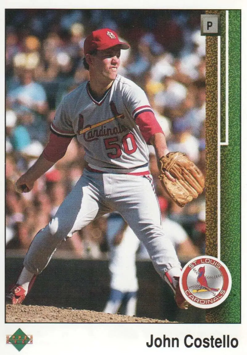 1989 Upper Deck #625 John Costello NM-MT St. Louis Cardinals Baseball Card - Baseball Card Single