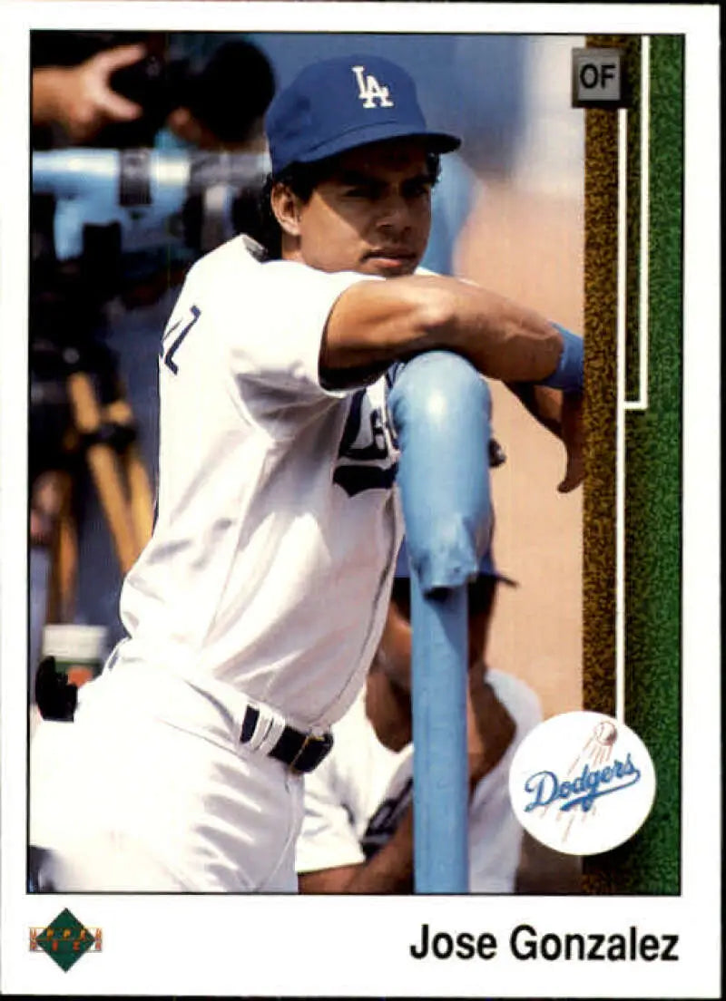 1989 Upper Deck #626 Jose Gonzalez NM-MT Los Angeles Dodgers Baseball Card - Baseball Card Single