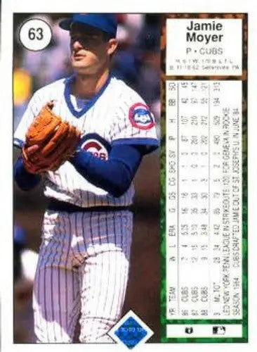 1989 Upper Deck #63 Jamie Moyer NM-MT Cubs - Baseball Card Single