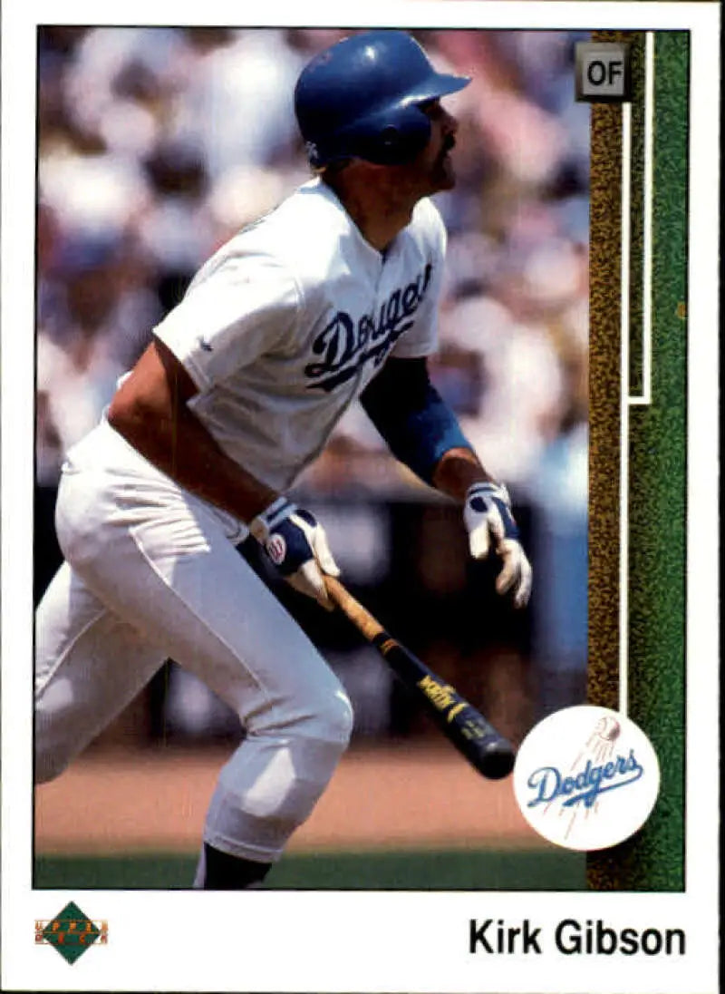 1989 Upper Deck #633 Kirk Gibson NM-MT Los Angeles Dodgers Baseball Card - Baseball Card Single