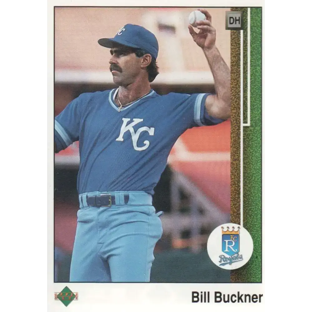 1989 Upper Deck #639 Bill Buckner NM-MT Kansas City Royals Baseball Card - Baseball Card Single