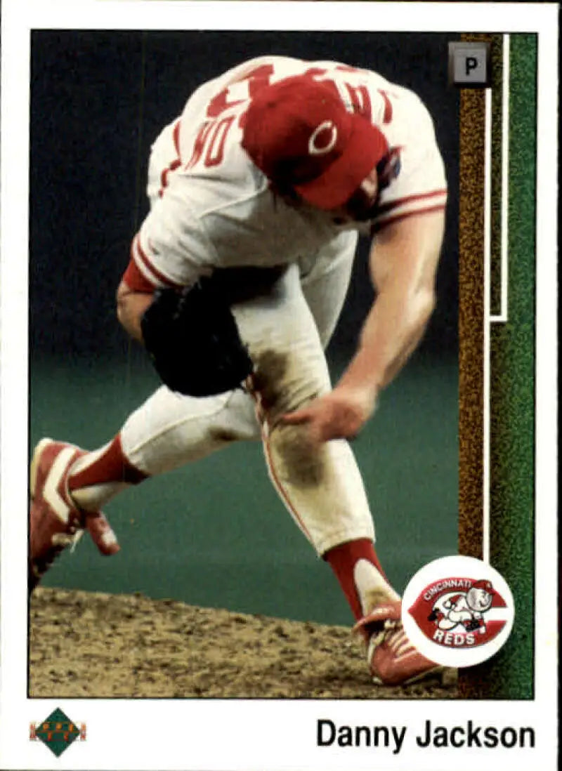 1989 Upper Deck #640 Danny Jackson NM-MT Cincinnati Reds Baseball Card - Baseball Card Single