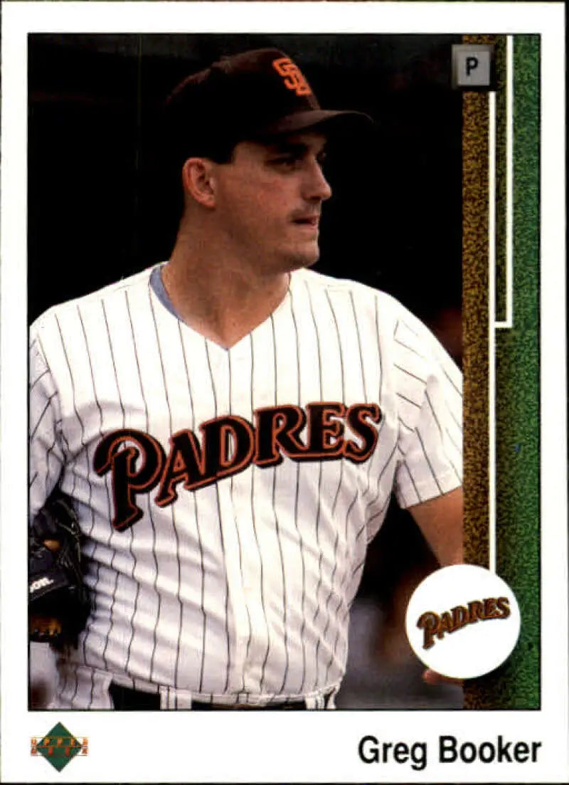 1989 Upper Deck #641 Greg Booker NM-MT San Diego Padres Baseball Card - Baseball Card Single