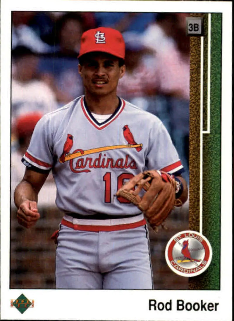 1989 Upper Deck #644 Rod Booker NM-MT St. Louis Cardinals Baseball Card - Baseball Card Single