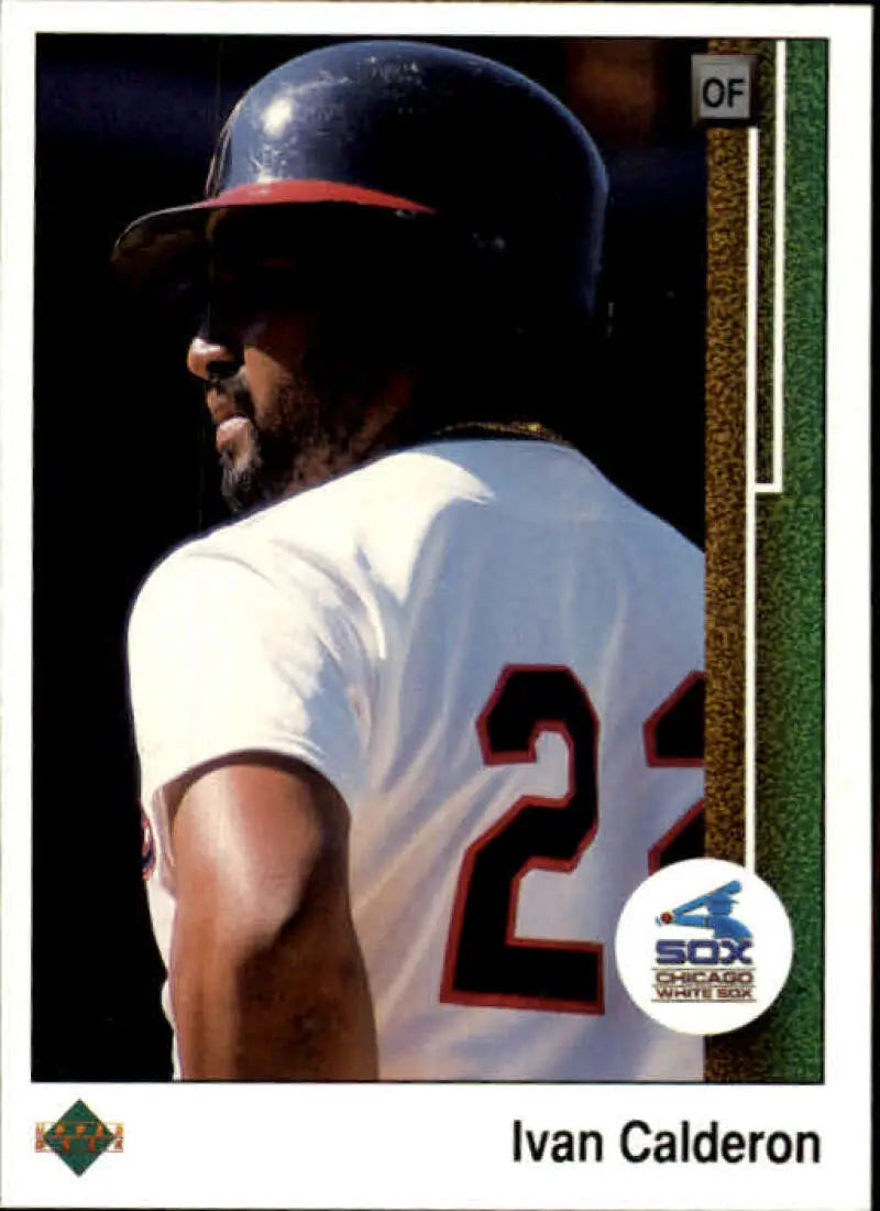 1989 Upper Deck #650 Ivan Calderon NM-MT Chicago White Sox Baseball Card - Baseball Card Single