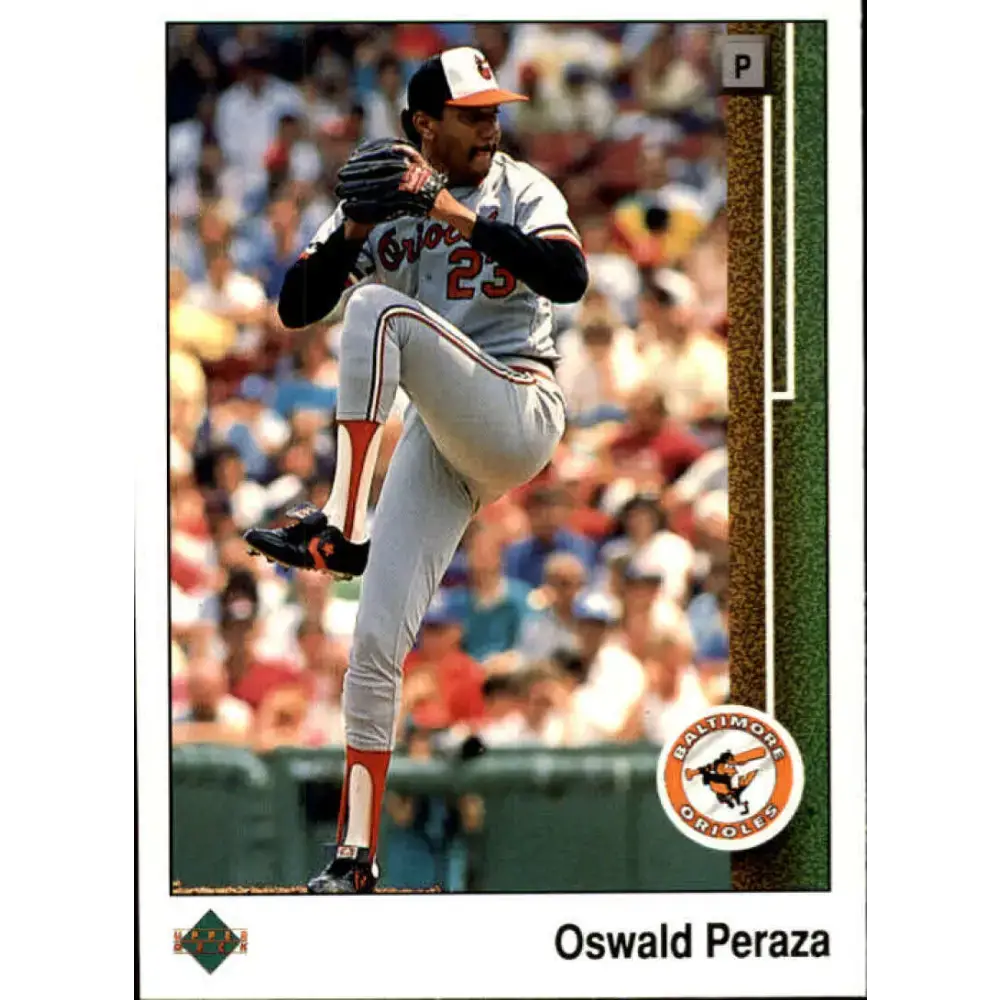 1989 Upper Deck #651 Oswaldo Peraza NM-MT Baltimore Orioles Baseball Card - Baseball Card Single