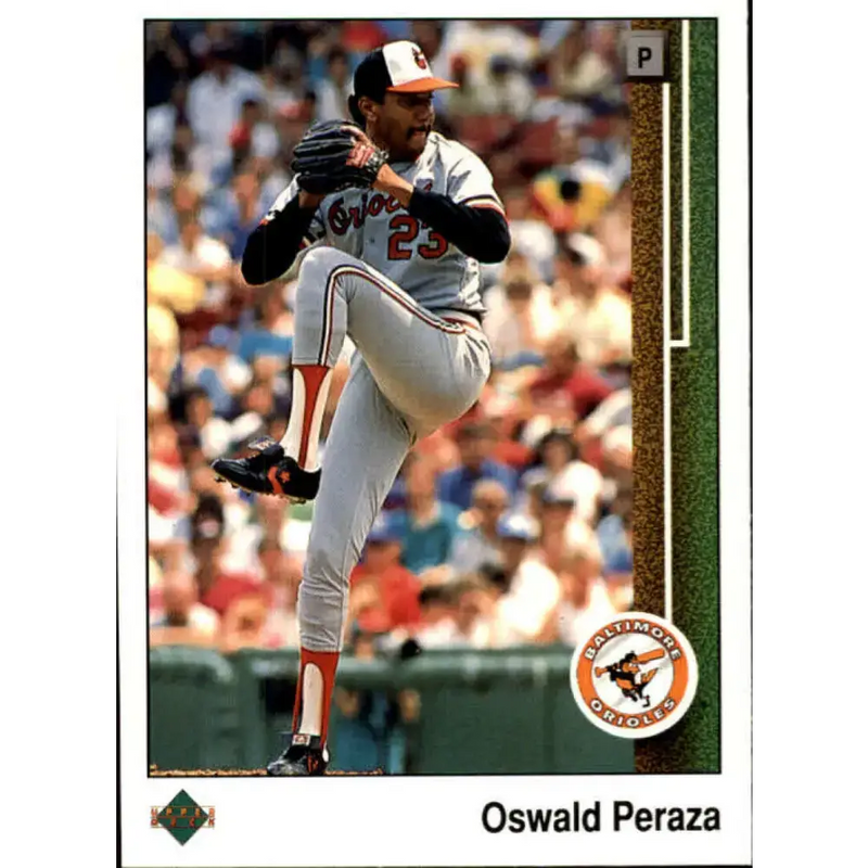 1989 Upper Deck #651 Oswaldo Peraza NM-MT Baltimore Orioles Baseball Card - Baseball Card Single