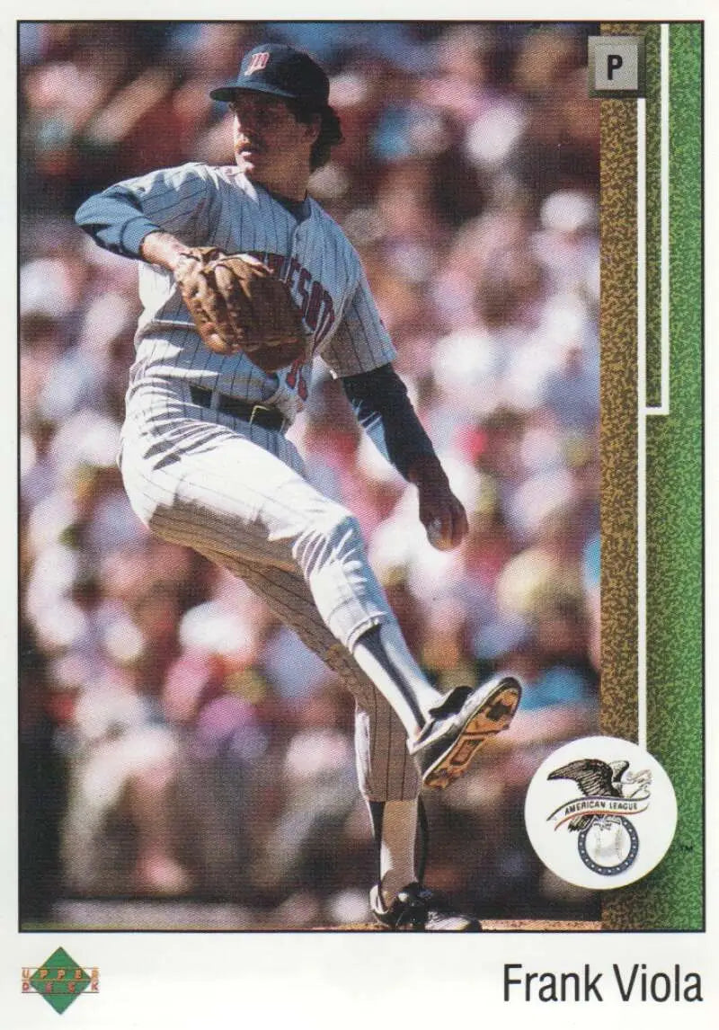 1989 Upper Deck #658 Frank Viola NM-MT Minnesota Twins Baseball Card - Baseball Card Single