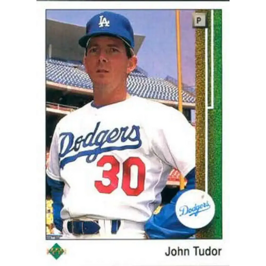 1989 Upper Deck #66 John Tudor NM-MT Los Angeles Dodgers Baseball Card - Baseball Card Single