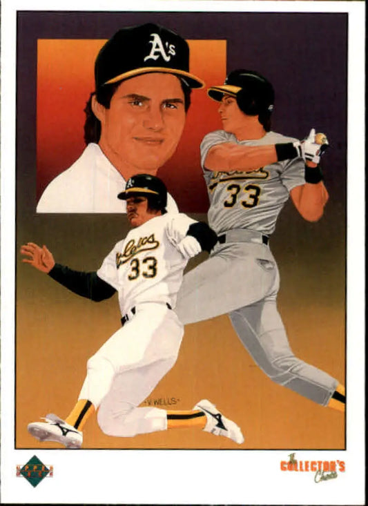 1989 Upper Deck #670 Jose Canseco NM-MT Oakland Athletics Baseball Card - Baseball Card Single
