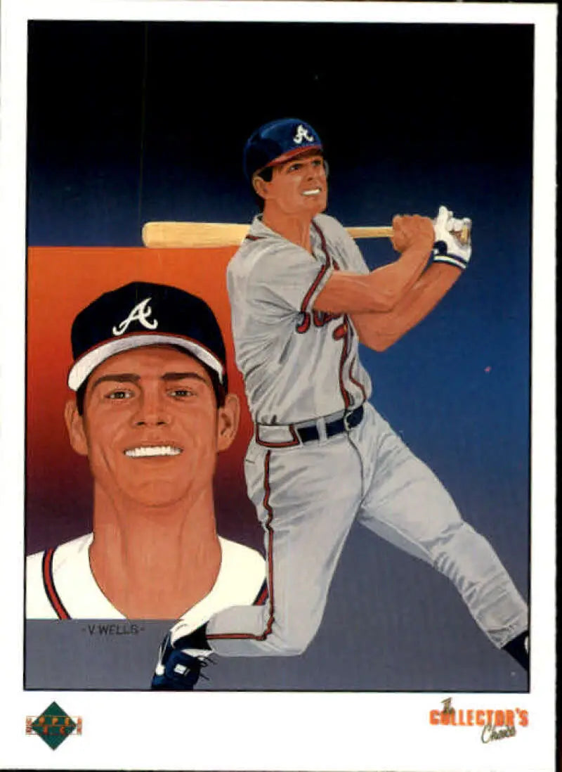 1989 Upper Deck #672 Dale Murphy NM-MT Atlanta Braves Baseball Card - Baseball Card Single
