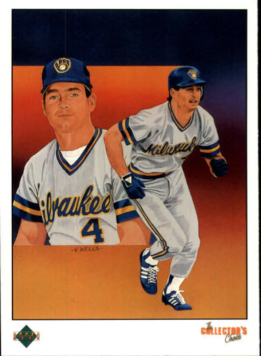 1989 Upper Deck #673 Paul Molitor NM-MT Milwaukee Brewers Baseball Card - Baseball Card Single