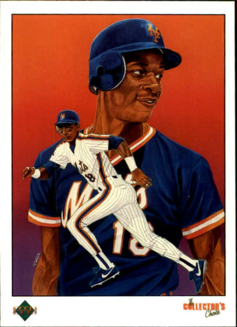 1989 Upper Deck #681 Darryl Strawberry NM-MT New York Mets Baseball Card - Baseball Card Single