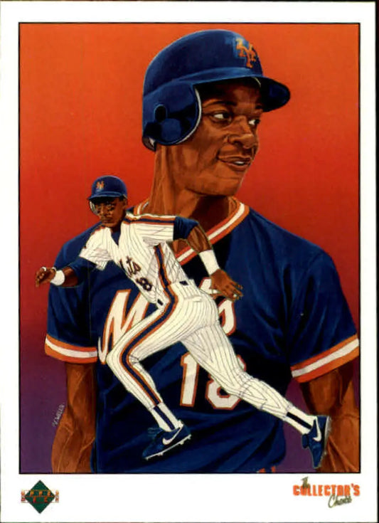 1989 Upper Deck #681 Darryl Strawberry NM-MT New York Mets Baseball Card - Baseball Card Single
