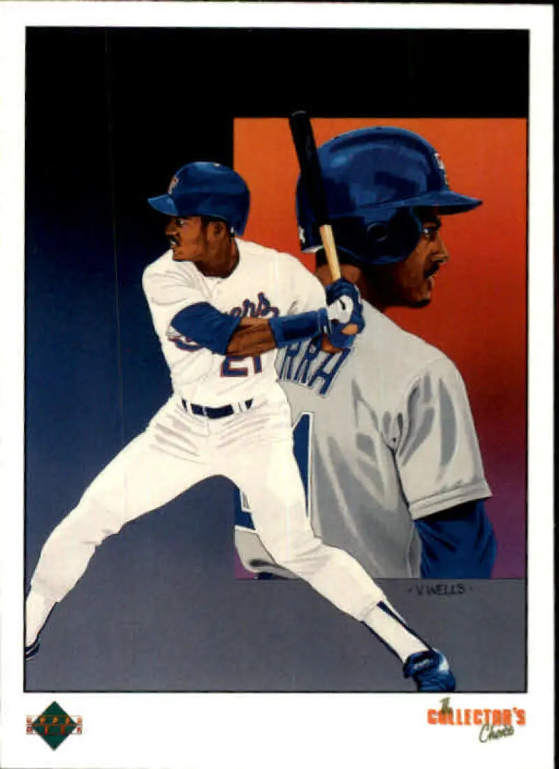 1989 Upper Deck #686 Ruben Sierra NM-MT Texas Rangers Baseball Card - Baseball Card Single
