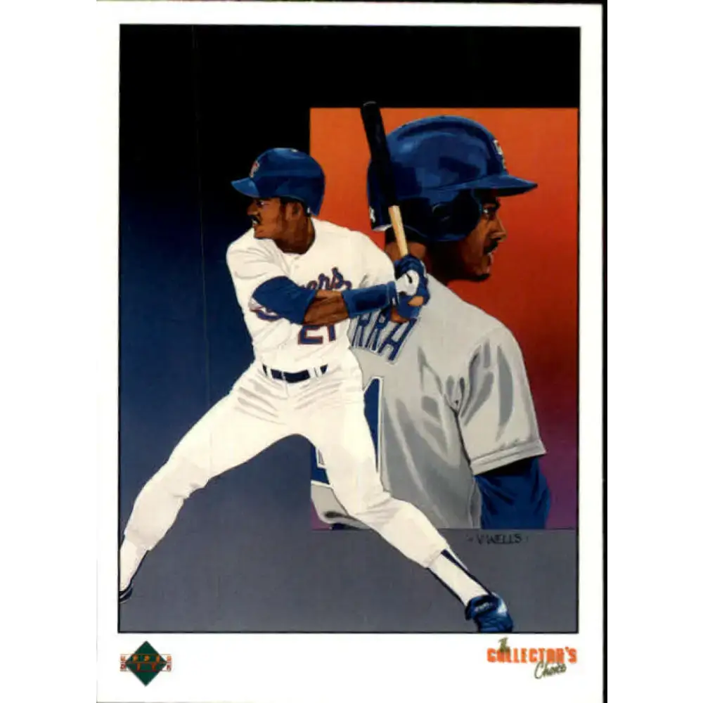 1989 Upper Deck #686 Ruben Sierra TC NM-MT Texas Rangers Baseball Card - Baseball Card Single