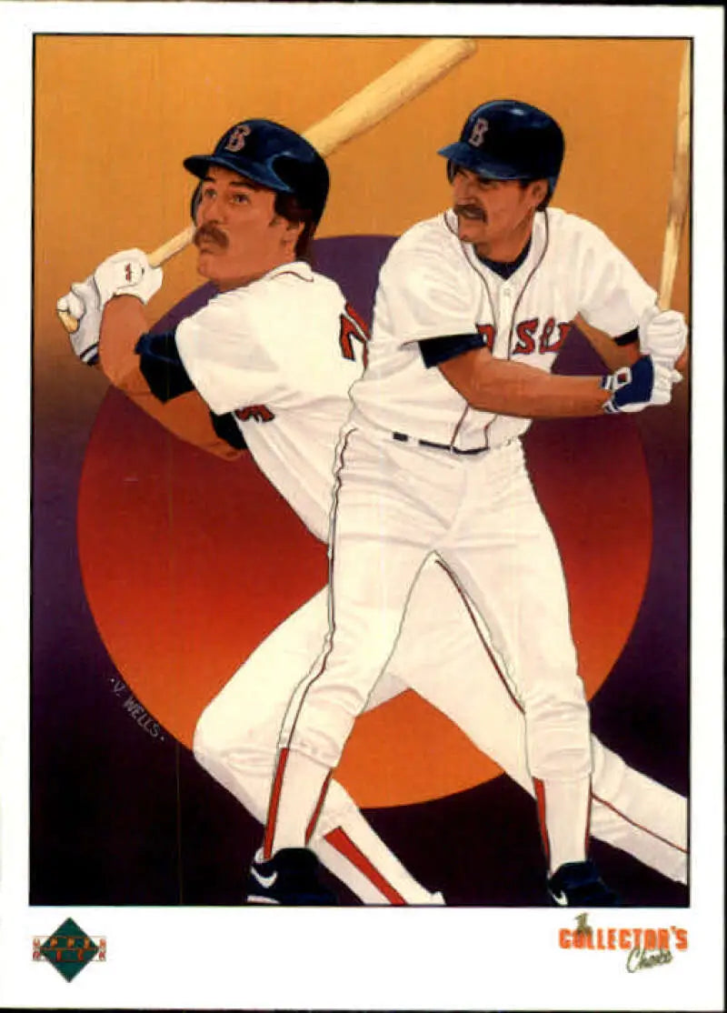 1989 Upper Deck #687 Wade Boggs NM-MT Boston Red Sox Baseball Card - Baseball Card Single