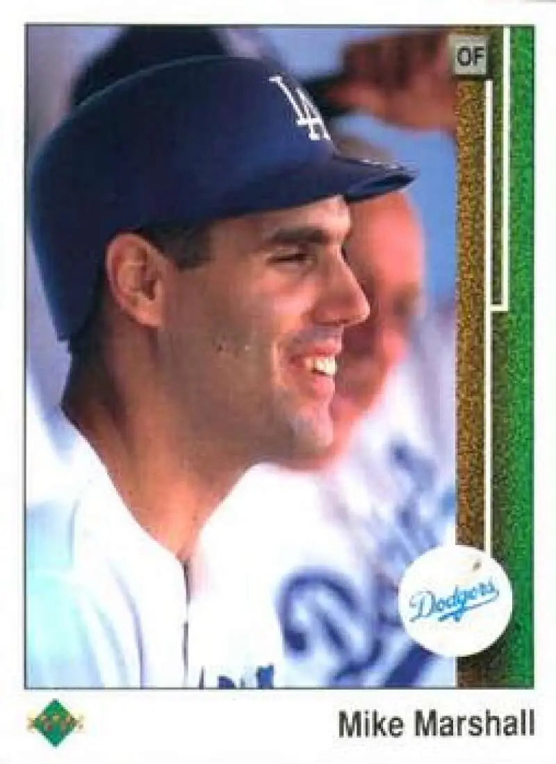1989 Upper Deck #70 Mike Marshall NM-MT Los Angeles Dodgers Baseball Card - Baseball Card Single