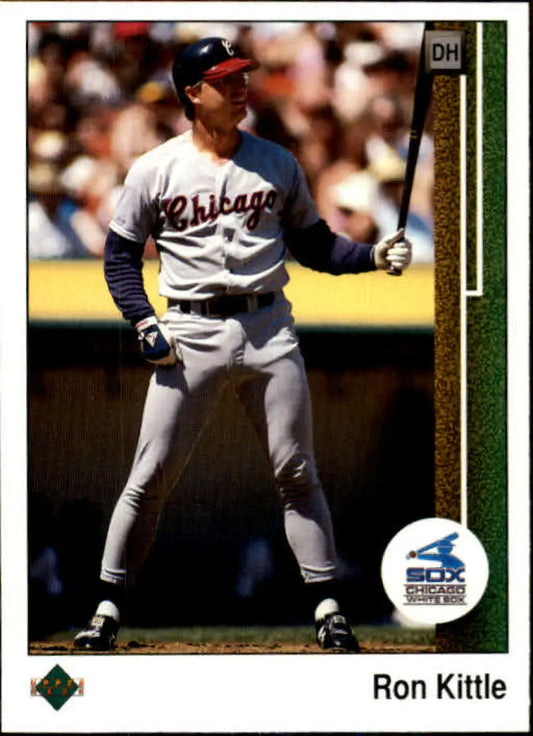 1989 Upper Deck #711 Ron Kittle NM-MT Chicago White Sox Baseball Card - Baseball Card Single