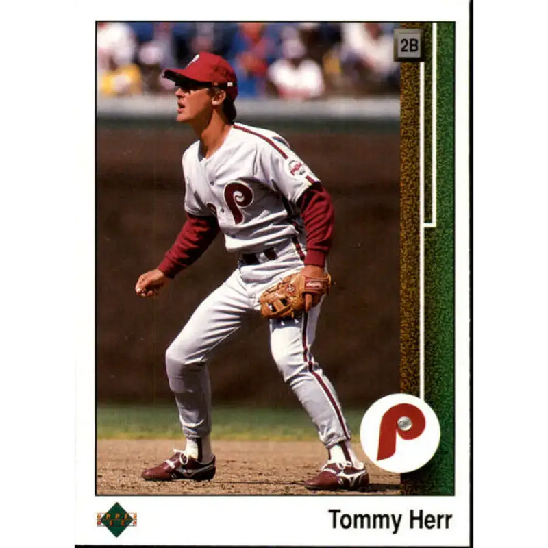 1989 Upper Deck #720 Tom Herr NM-MT Philadelphia Phillies Baseball Card - Baseball Card Single