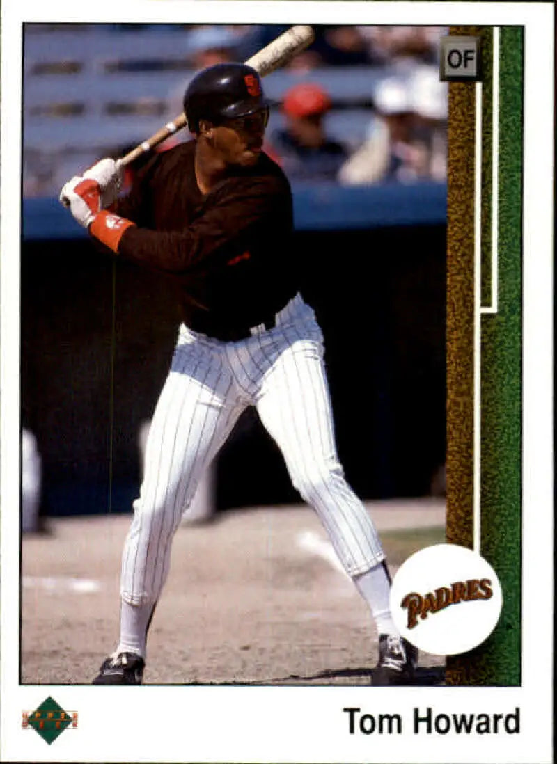 1989 Upper Deck #726 Thomas Howard NM-MT RC Rookie San Diego Padres Baseball Card - Baseball Card Single