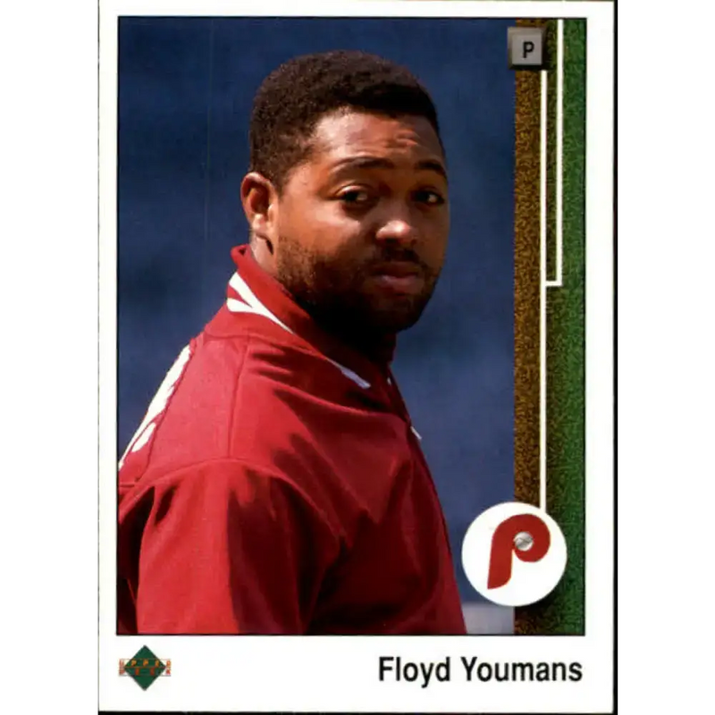 1989 Upper Deck #730 Floyd Youmans NM-MT Philadelphia Phillies Baseball Card - Baseball Card Single
