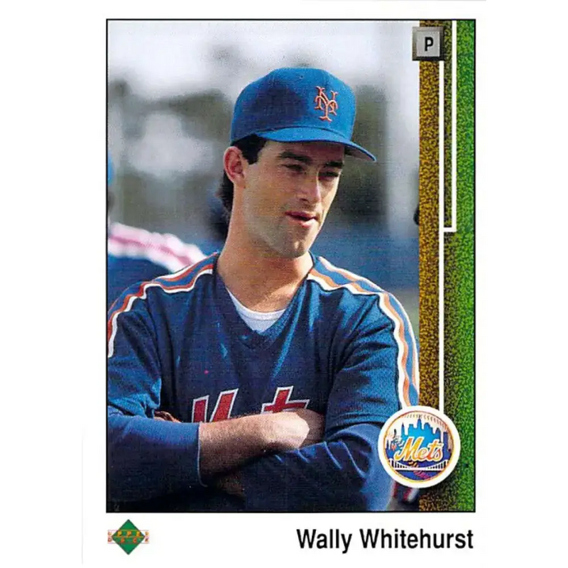 1989 Upper Deck #737 Wally Whitehurst NM-MT RC Rookie New York Mets Baseball Card - Baseball Card Single