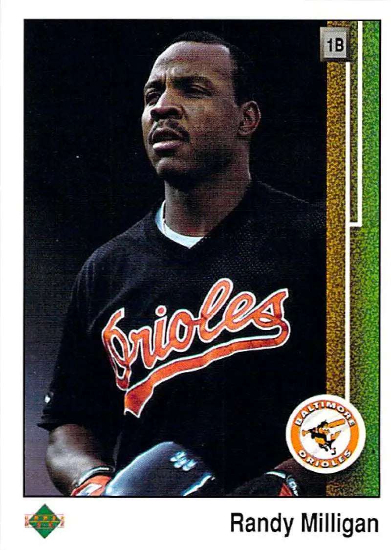 1989 Upper Deck #740 Randy Milligan NM-MT Baltimore Orioles Baseball Card - Baseball Card Single