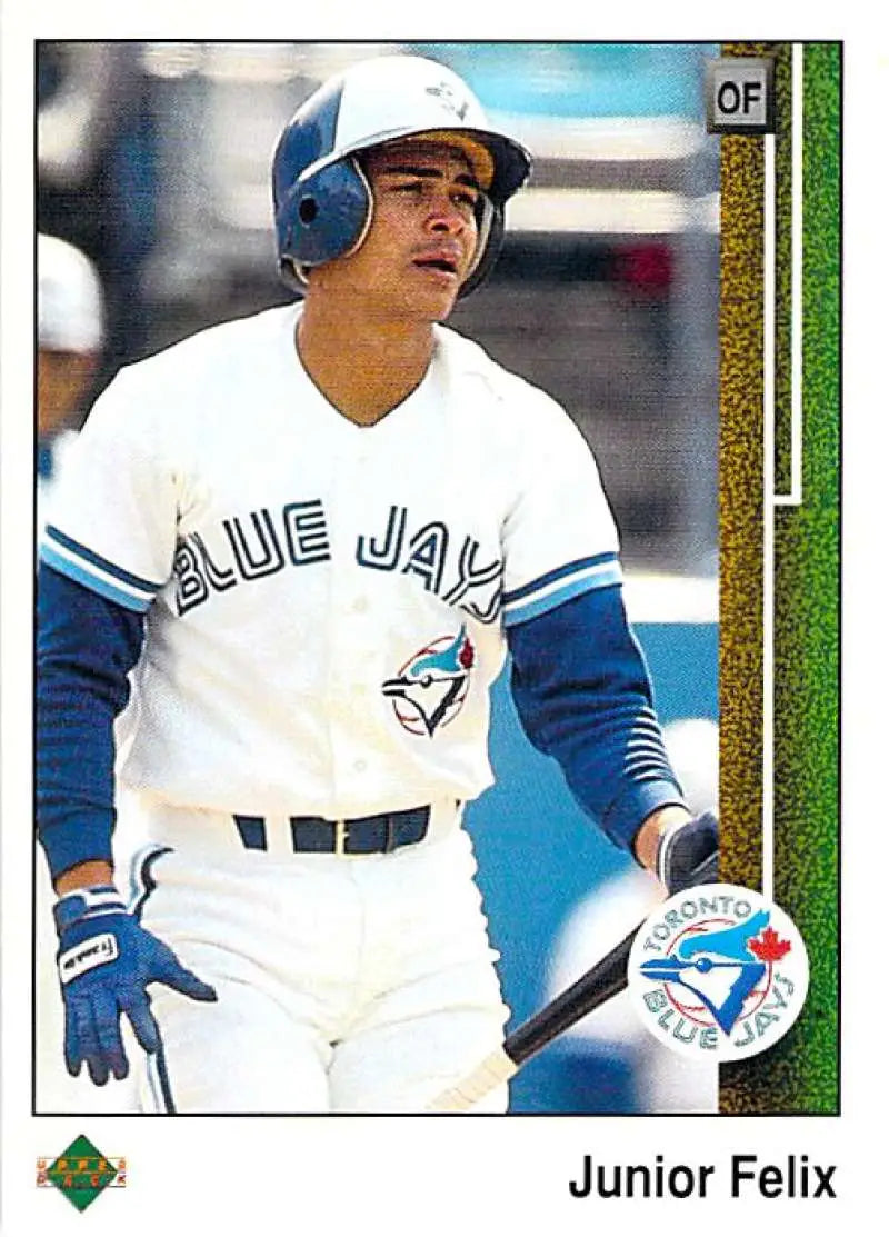1989 Upper Deck #743 Junior Felix NM-MT RC Rookie Toronto Blue Jays Baseball Card - Baseball Card Single