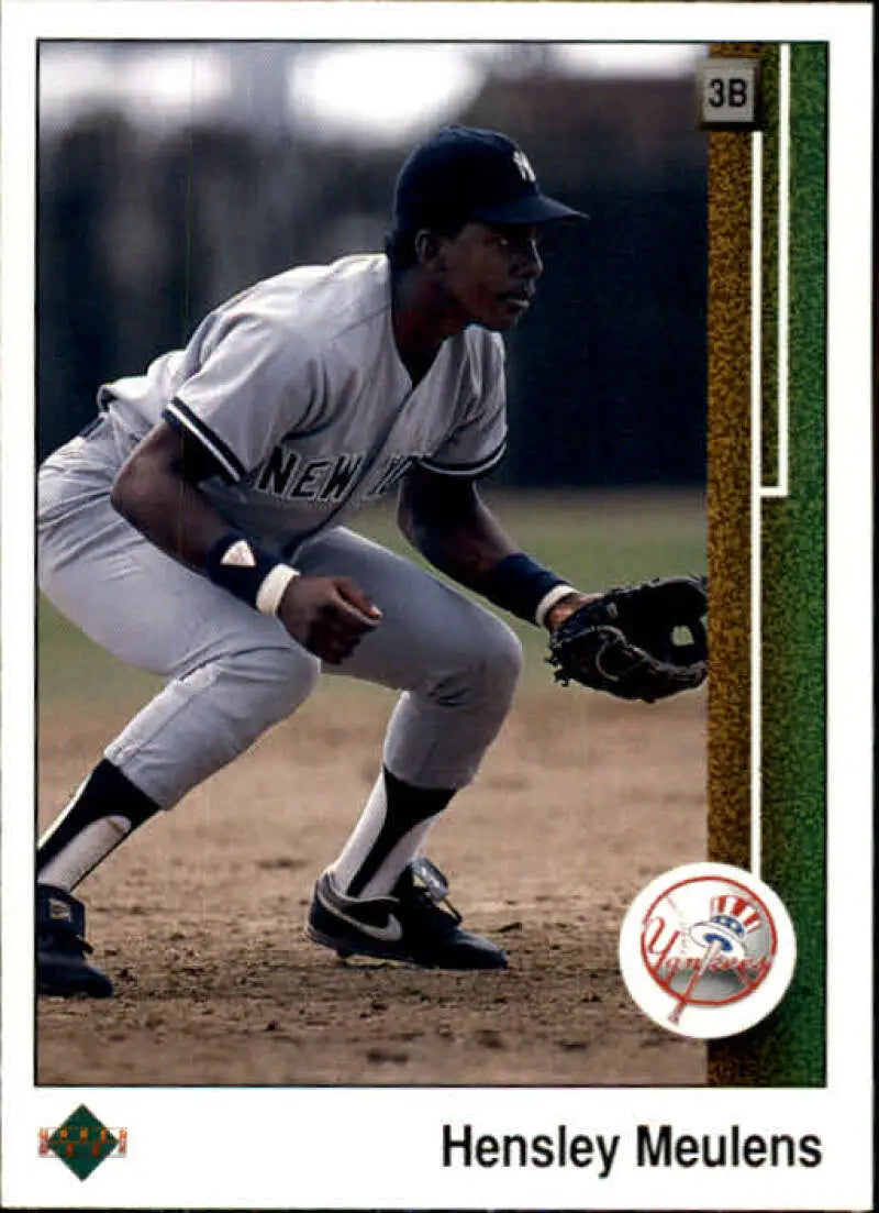 1989 Upper Deck #746 Hensley Meulens NM-MT RC Rookie New York Yankees Baseball Card - Baseball Card Single