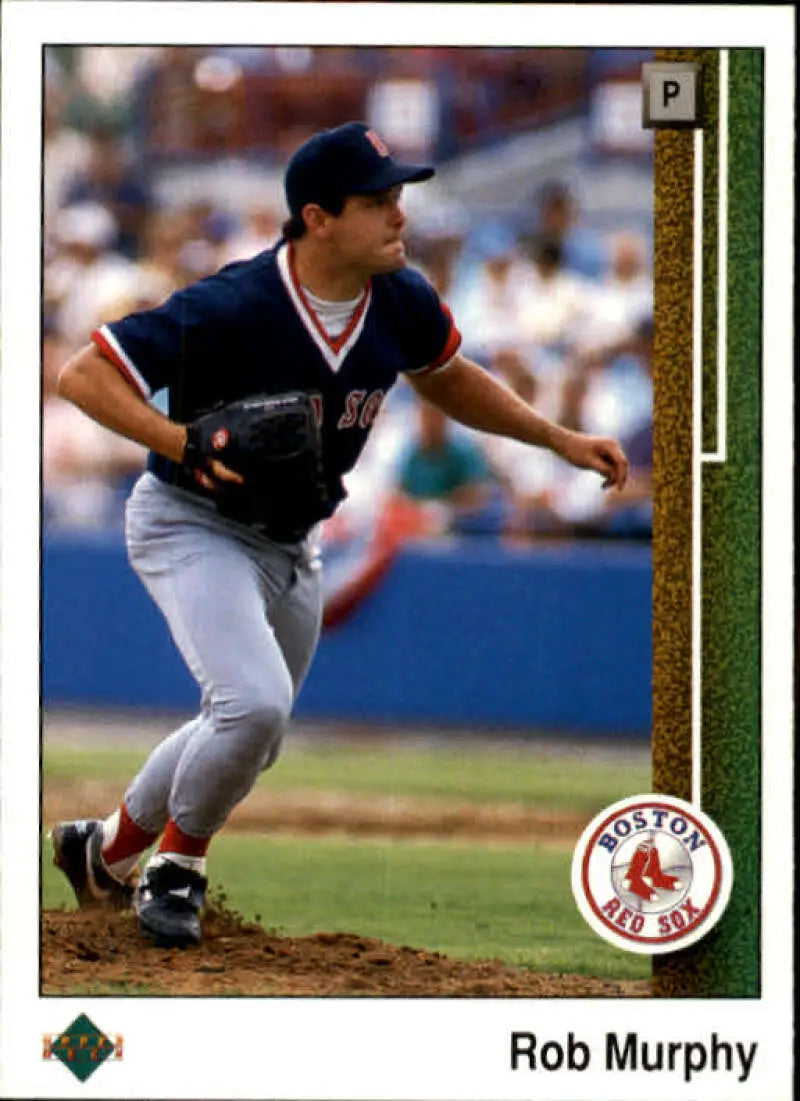1989 Upper Deck #759 Rob Murphy NM-MT Boston Red Sox Baseball Card - Baseball Card Single