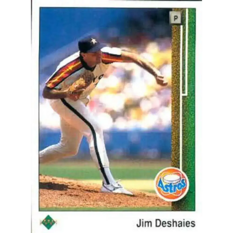 1989 Upper Deck #76 Jim Deshaies NM-MT Houston Astros Baseball Card - Baseball Card Single