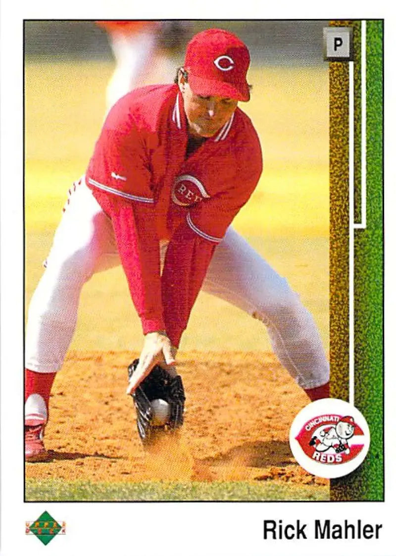 1989 Upper Deck #760 Rick Mahler NM-MT Cincinnati Reds Baseball Card - Baseball Card Single