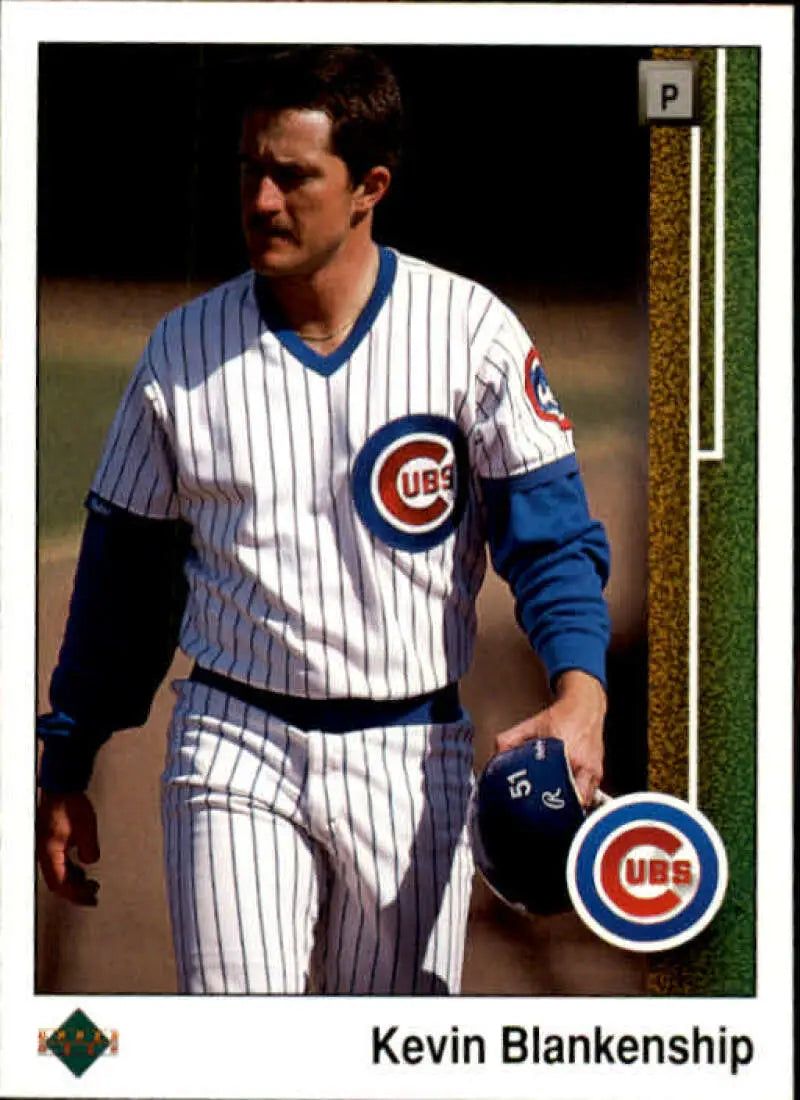 1989 Upper Deck #762 Kevin Blankenship NM-MT RC Rookie Chicago Cubs Baseball Card - Baseball Card Single