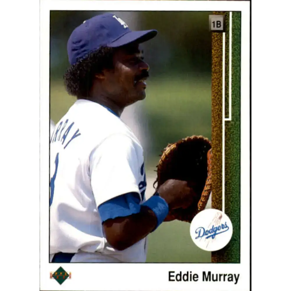1989 Upper Deck #763 Eddie Murray NM-MT Los Angeles Dodgers Baseball Card - Baseball Card Single