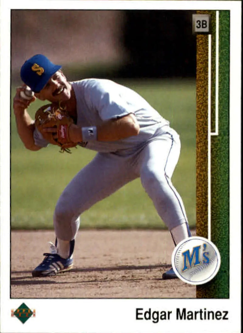 1989 Upper Deck #768 Edgar Martinez NM-MT Seattle Mariners Baseball Card - Baseball Card Single
