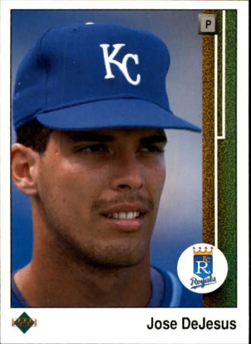 1989 Upper Deck #769 Jose DeJesus NM-MT Kansas City Royals Baseball Card - Baseball Card Single