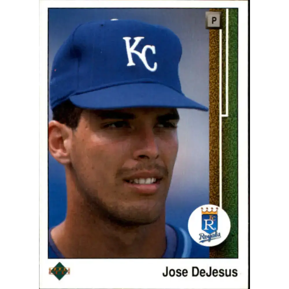 1989 Upper Deck #769 Jose DeJesus NM-MT Kansas City Royals Baseball Card - Baseball Card Single