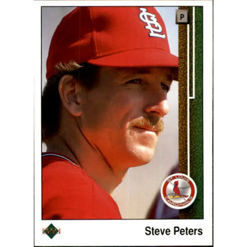 1989 Upper Deck #771 Steve Peters NM-MT St. Louis Cardinals Baseball Card - Baseball Card Single