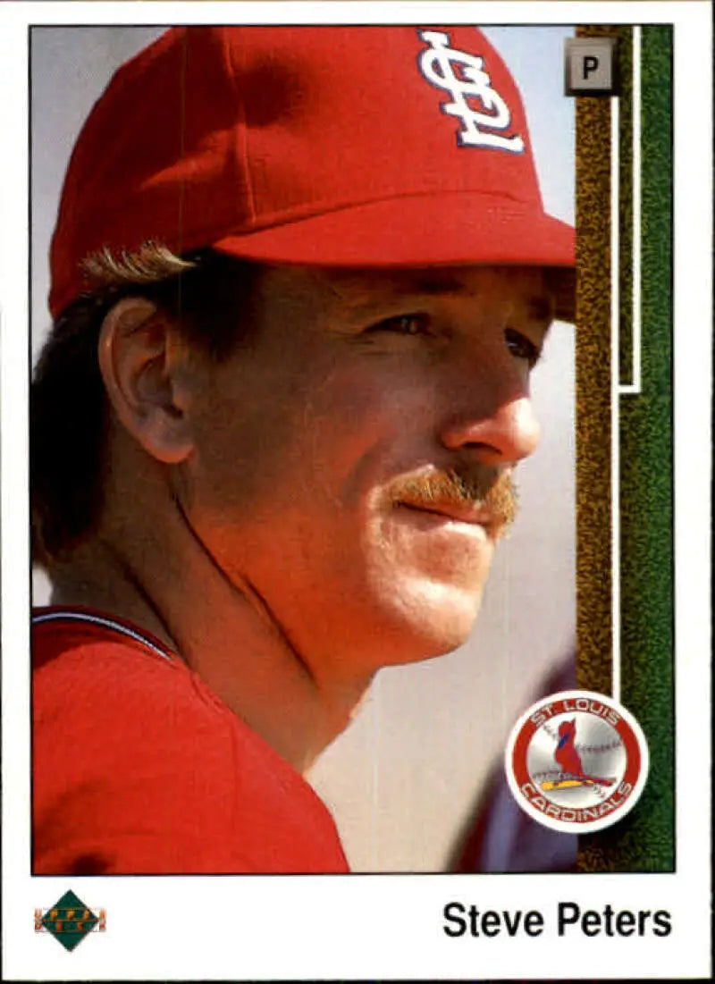 1989 Upper Deck #771 Steve Peters NM-MT St. Louis Cardinals Baseball Card - Baseball Card Single