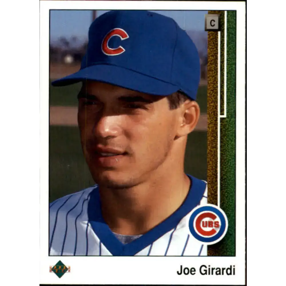 1989 Upper Deck #776 Joe Girardi NM-MT RC Rookie Chicago Cubs Baseball Card - Baseball Card Single