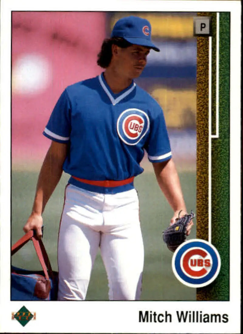 1989 Upper Deck #778 Mitch Williams NM-MT Chicago Cubs Baseball Card - Baseball Card Single